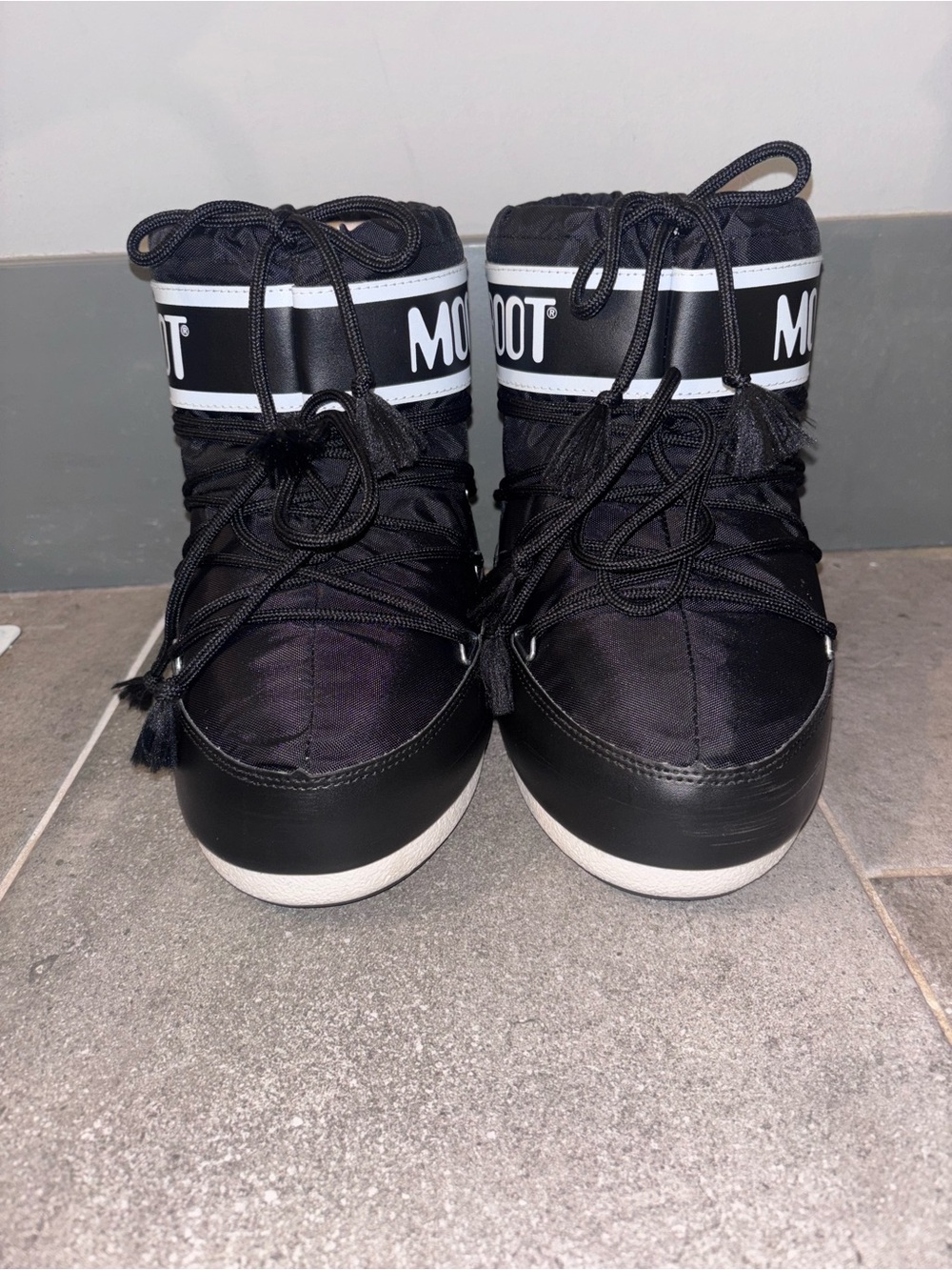 Moon Boot Icon Low Nylon Boot ‘Black’
